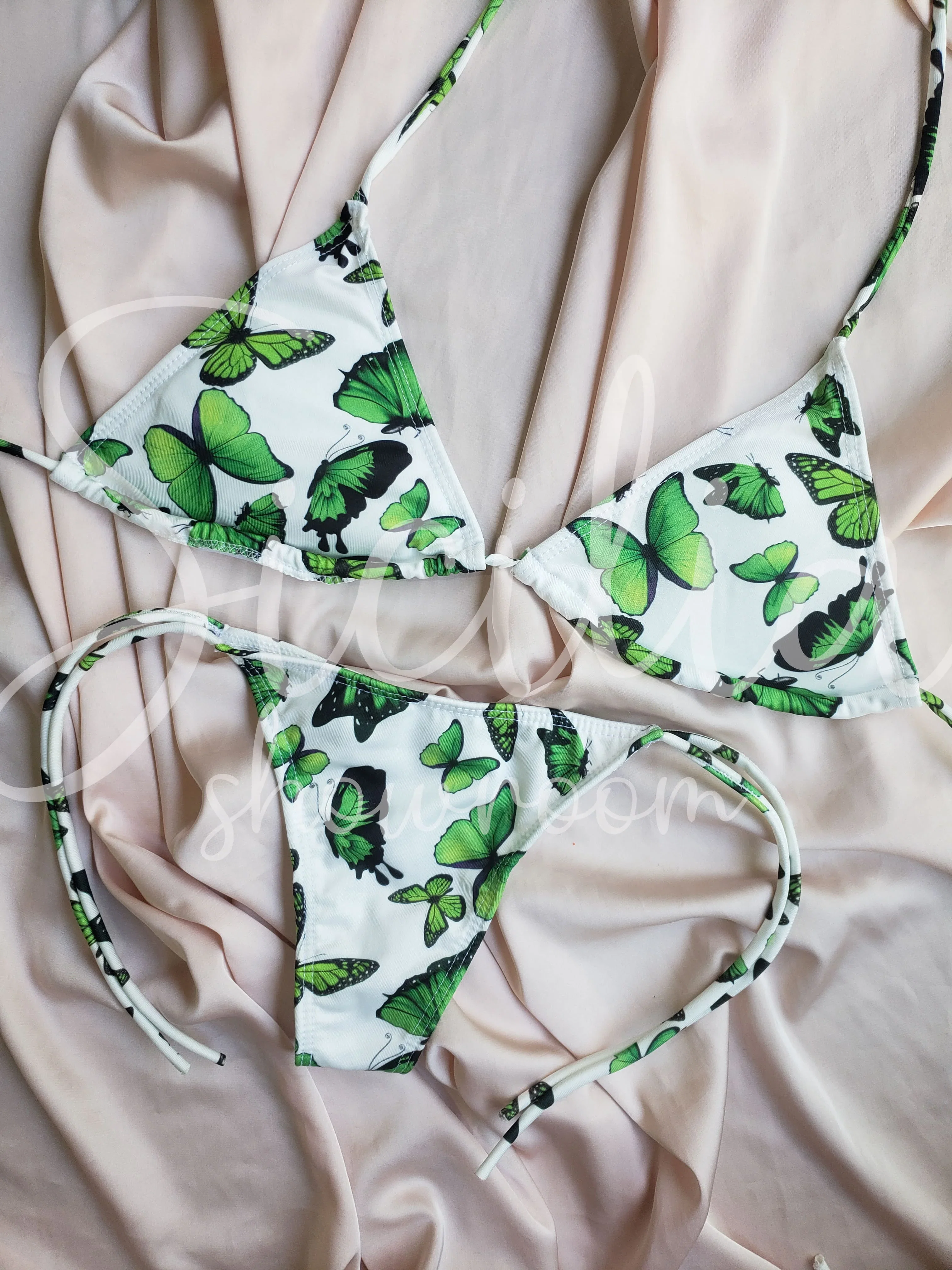 OUTLET BIKINI MARIPOSAS VERDE T 90 Sicilia Showroom