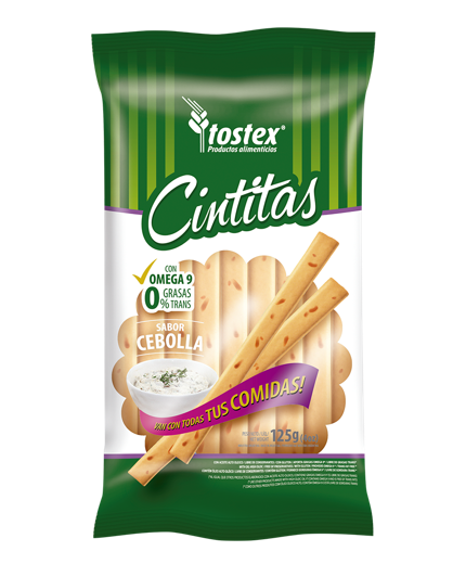 CINTITAS TOSTEX CEBOLLA 125 GR