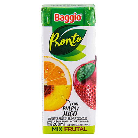 JUGO BAGGIO MIX FRUTAL 200 ML