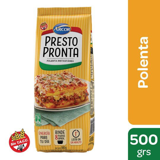 POLENTA PRESTO PRONTA 500 GR