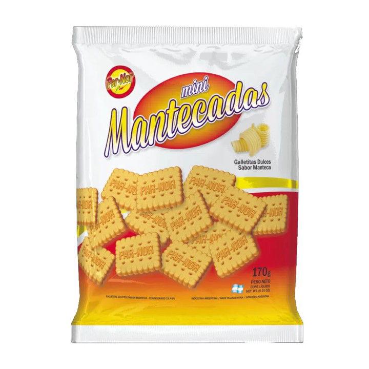 GALLETITAS SECAS PARNOR MINI MANTECADAS 170 GR