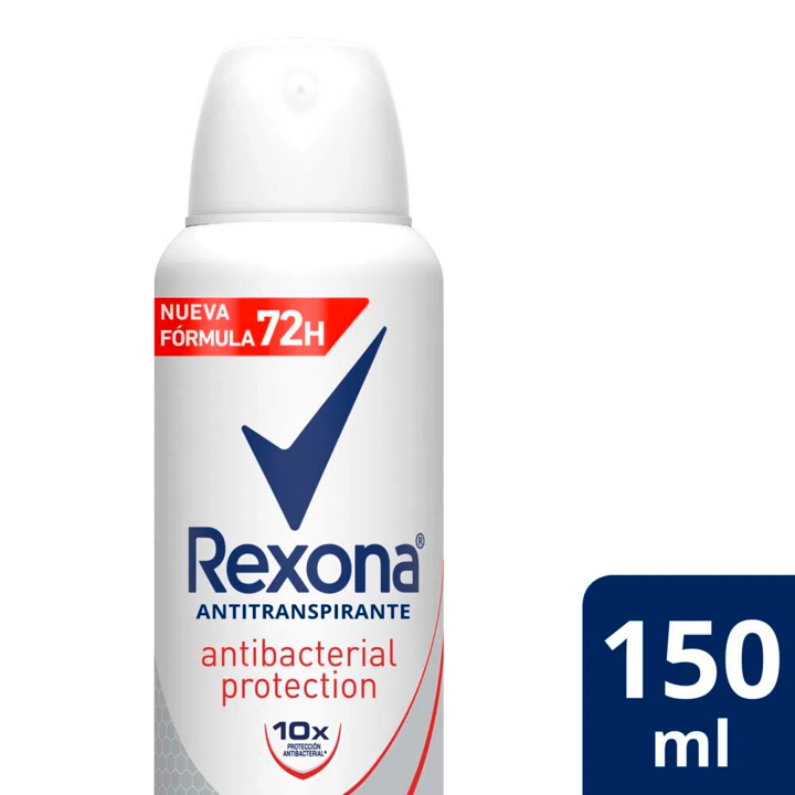 DESODORANTE MUJER AERO REXONA ANTIBACTERIAL 150 ML