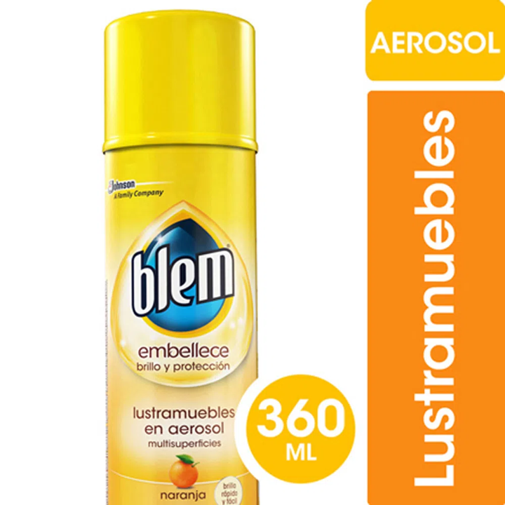 LUSTRAMUEBLES BLEM NARANJA 360 ML