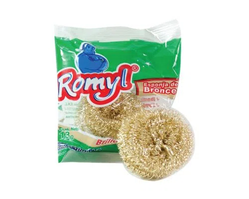 ESPONJA DE BRONCE ROMYL BRILLO TOTAL 