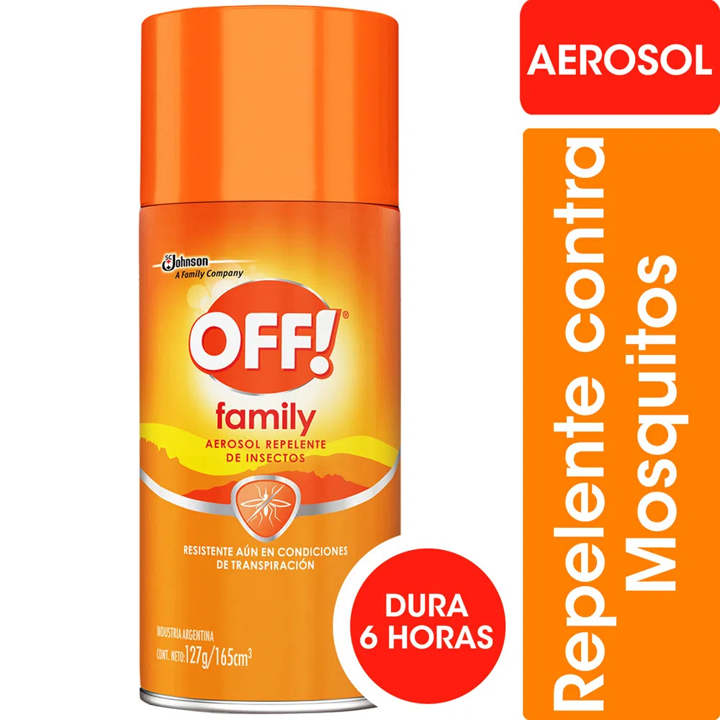 REPELENTE AERO OFF FAMILY 165 ML