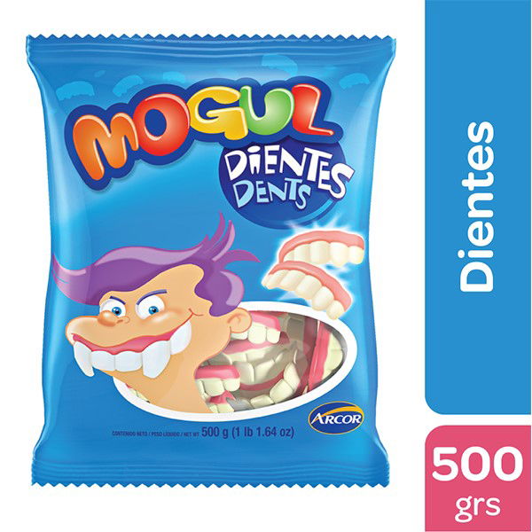 GOMITAS MOGUL DIENTES 500 GR