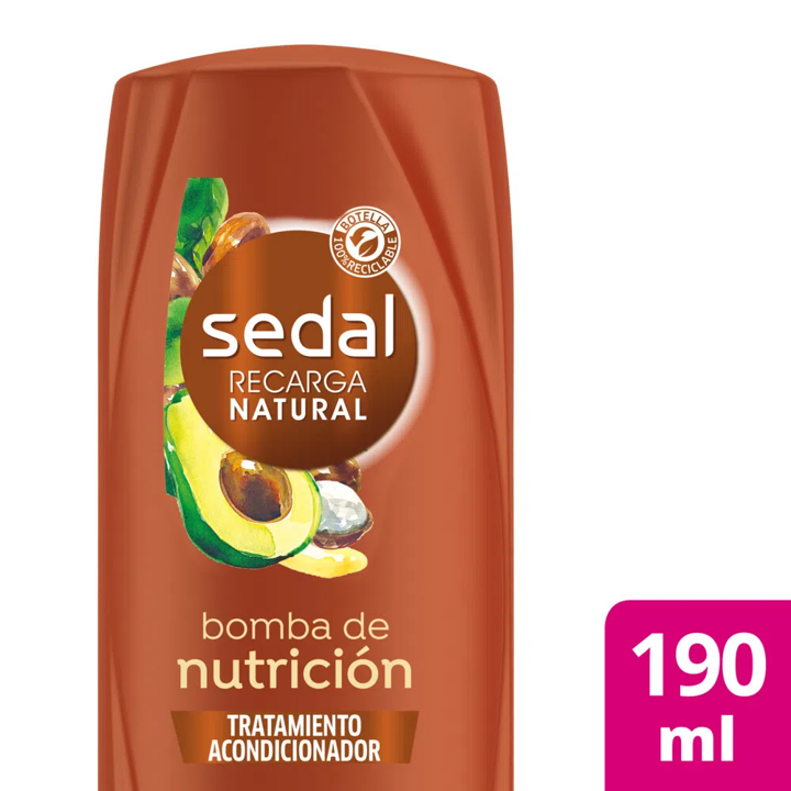 ACONDICIONADOR SEDAL BOMBA DE NUTRICION 190 ML