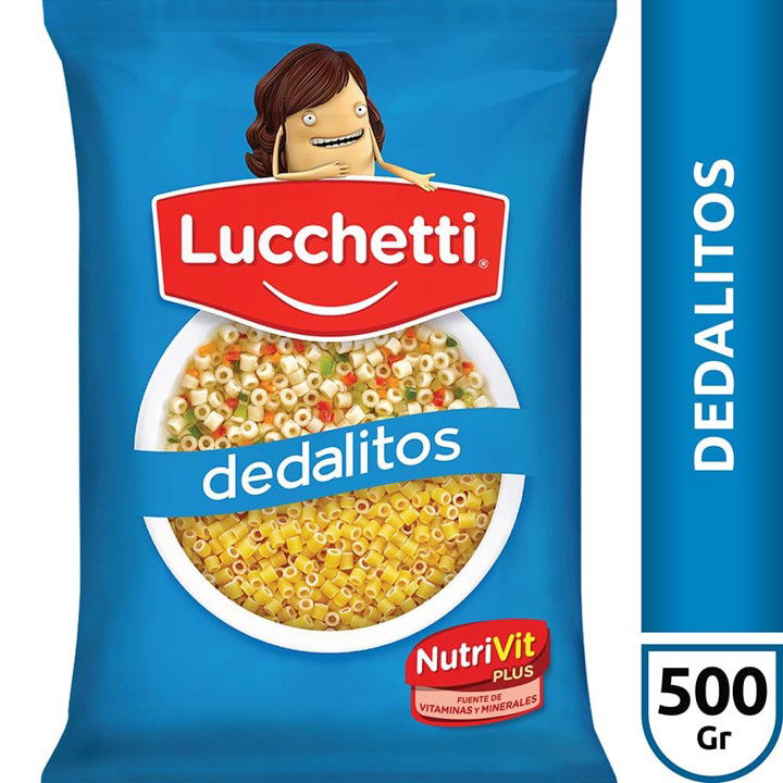 FIDEOS LUCCHETTI DEDALITOS 500 GR