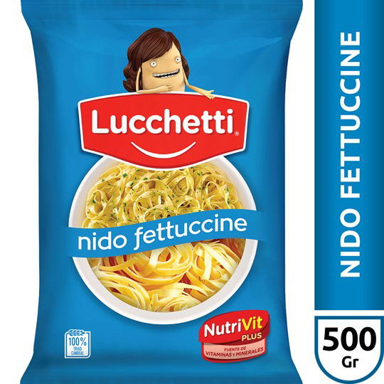 FIDEOS LUCCHETTI NIDOS FETTUCCINI 500 GR