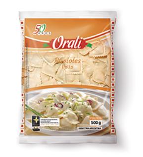 RAVIOLES ORALI POLLO 500 GR