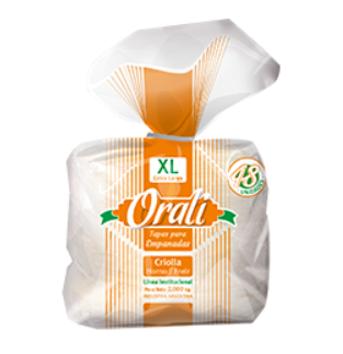TAPA EMPANADAS ORALI CRIOLLA XL 2000 GR