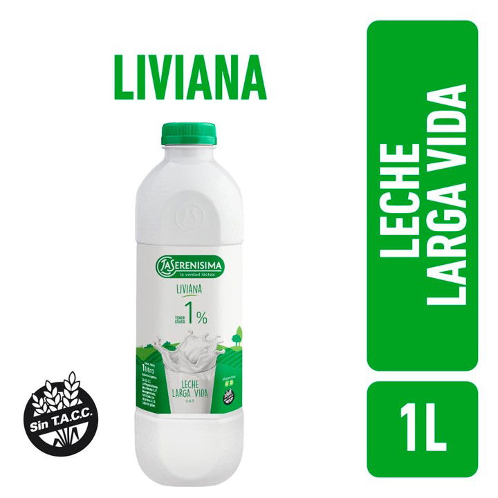 LECHE UAT LS P.DESC LIV 1% PET 1000 ML