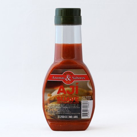 ADEREZO SALSA AROMAS Y SABORES AJI SUAVE 250 ML