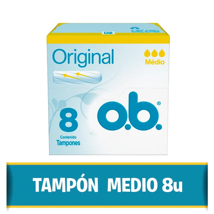TAMPONES OB MEDIO 8 UND