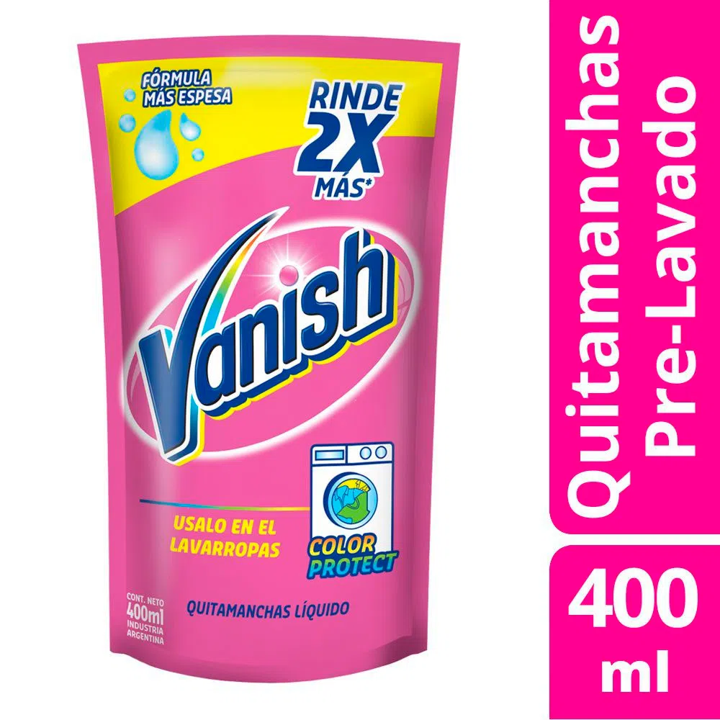 QUITAMANCHAS VANISH PRELAVADO PODER 02 400 ML