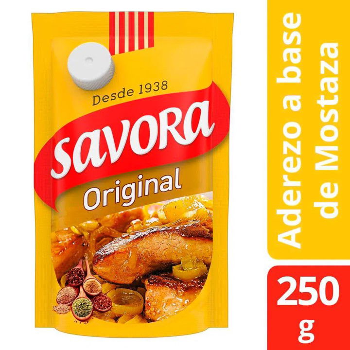 MOSTAZA SAVORA POUCH 250 GR