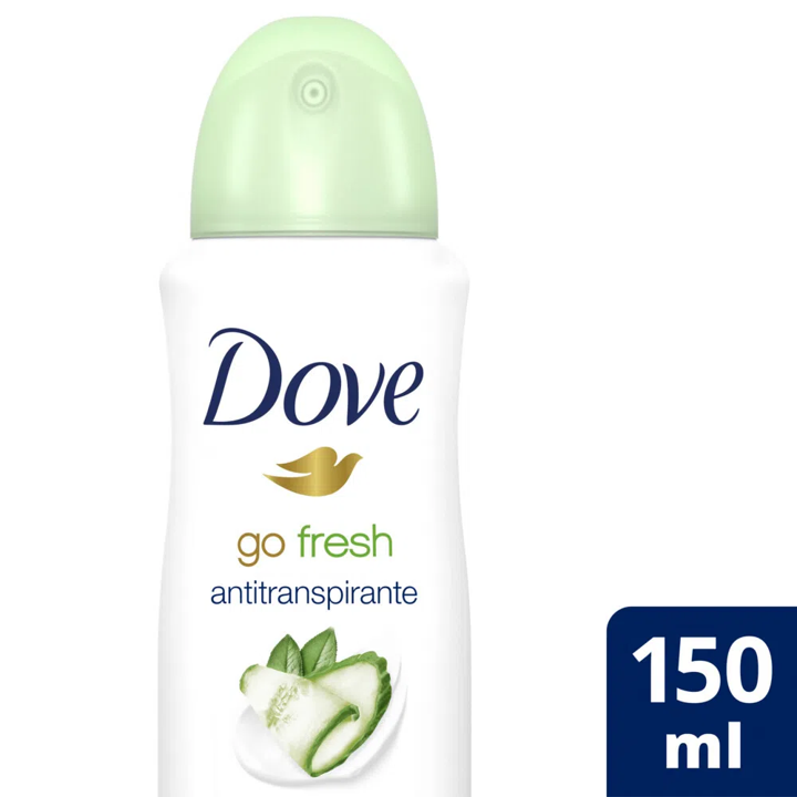 DESODORANTE MUJER AERO DOVE GO FRESH PEPINO 150 ML