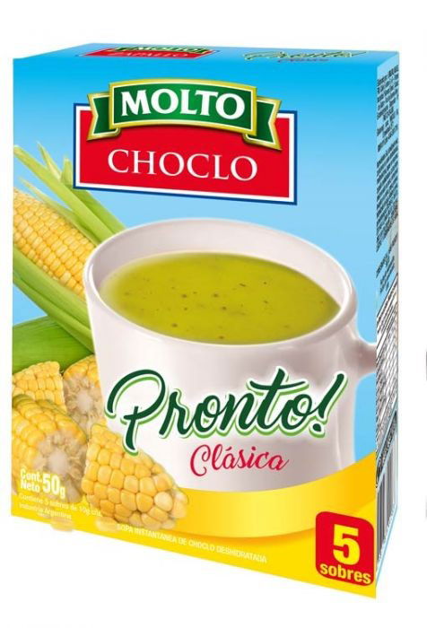 SOPA INSTANTANEA MOLTO PRONTO CHOCLO 5 UND