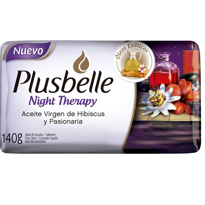 JABON DE TOCADOR PLUSBELLE NIGHT THERAPY 140 GR