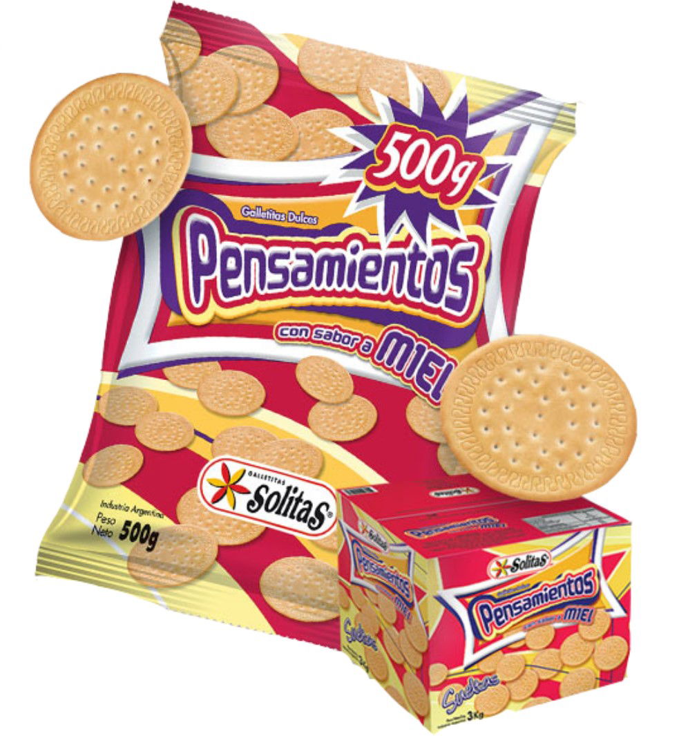 GALLETITAS SECAS SOLITAS PENSAMIENTOS 500 GR