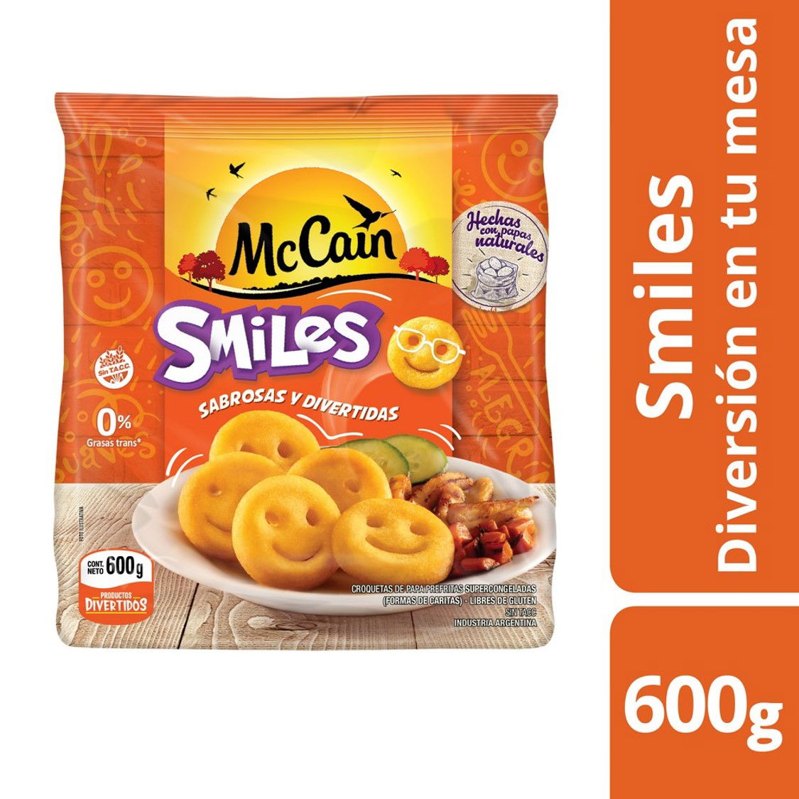 PAPAS FRITAS MC CAIN SMILES 600 GR