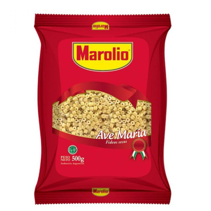 FIDEOS MAROLIO AVE MARIA 500 GR                                      