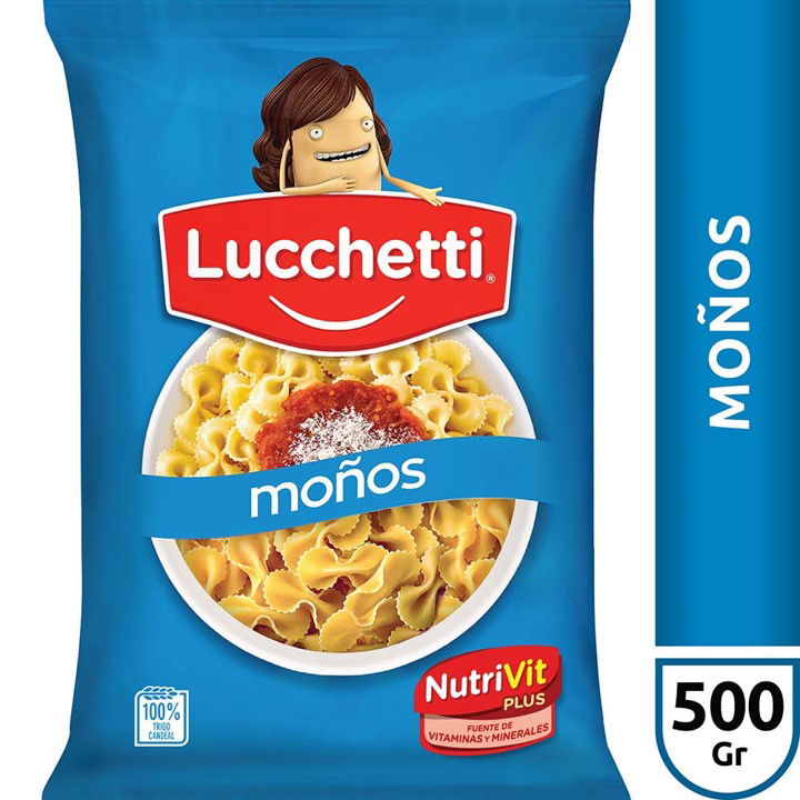 FIDEOS LUCCHETTI MOÑOS 500 GR
