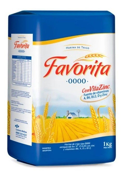 HARINA 0000 FAVORITA 1000 GR