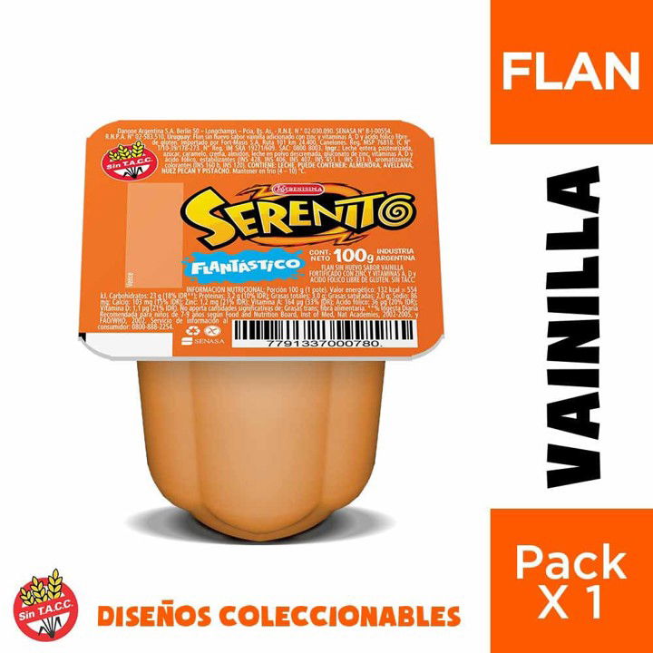 FLAN SERENITO 100 GR