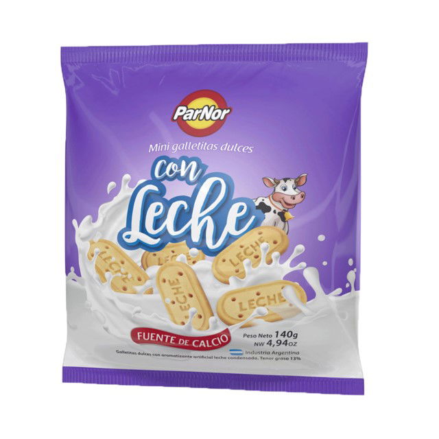GALLETITAS SECAS PARNOR LECHE 140 GR