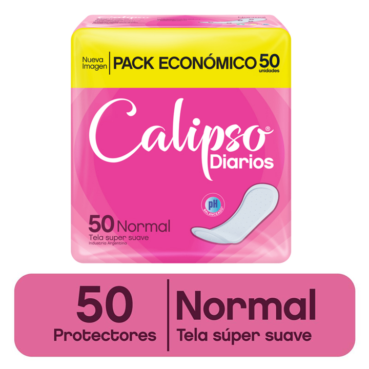 PRETECTORES DIARIOS CALIPSO NORMAL 50 UND