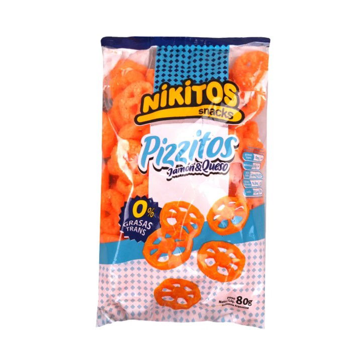 CHIZITOS NIKITOS PIZZITOS JYQ 80 GR