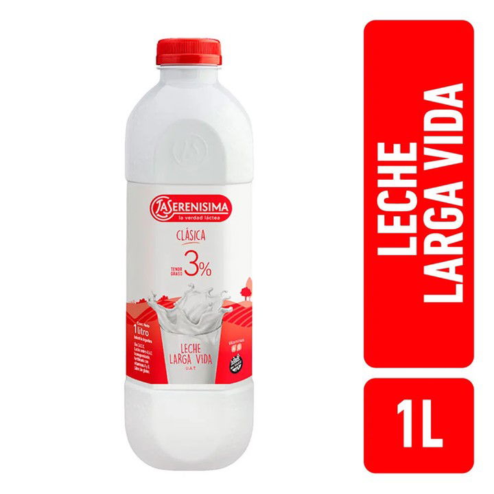 LECHE UAT LS ENTERA 3% PET 1000 ML