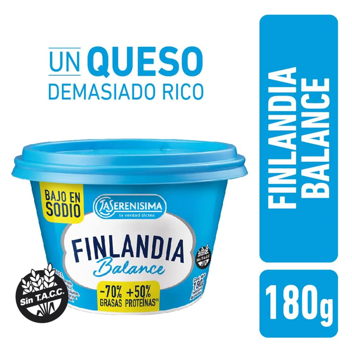 QUESO UNTABLE FINLANDIA BALANCE 180 GR