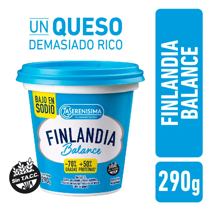 QUESO UNTABLE FINLANDIA BALANCE 290 GR