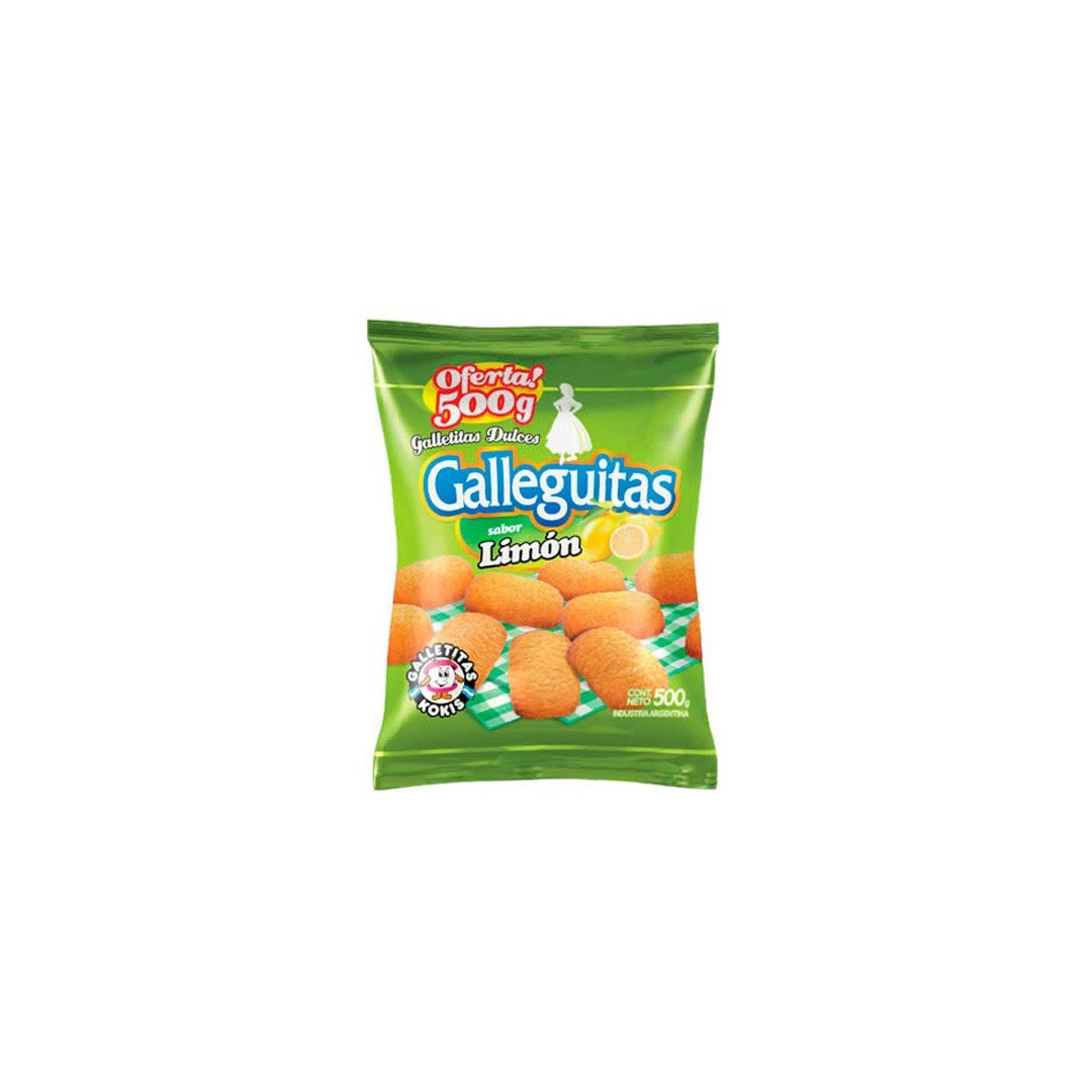 GALLETITAS SECAS GALLEGUITAS KOKIS LIMON 500 GR