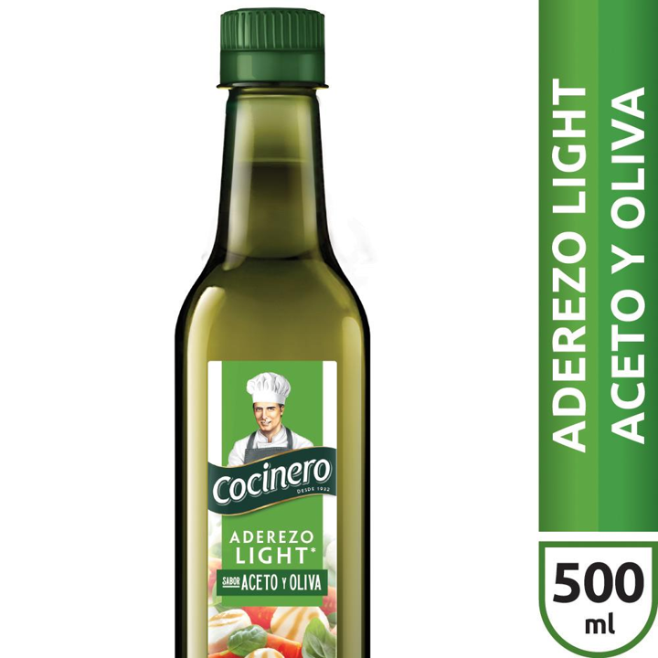 ADEREZO SALSA COCINERO LIGHT ACETO Y OLIVA 500 ML