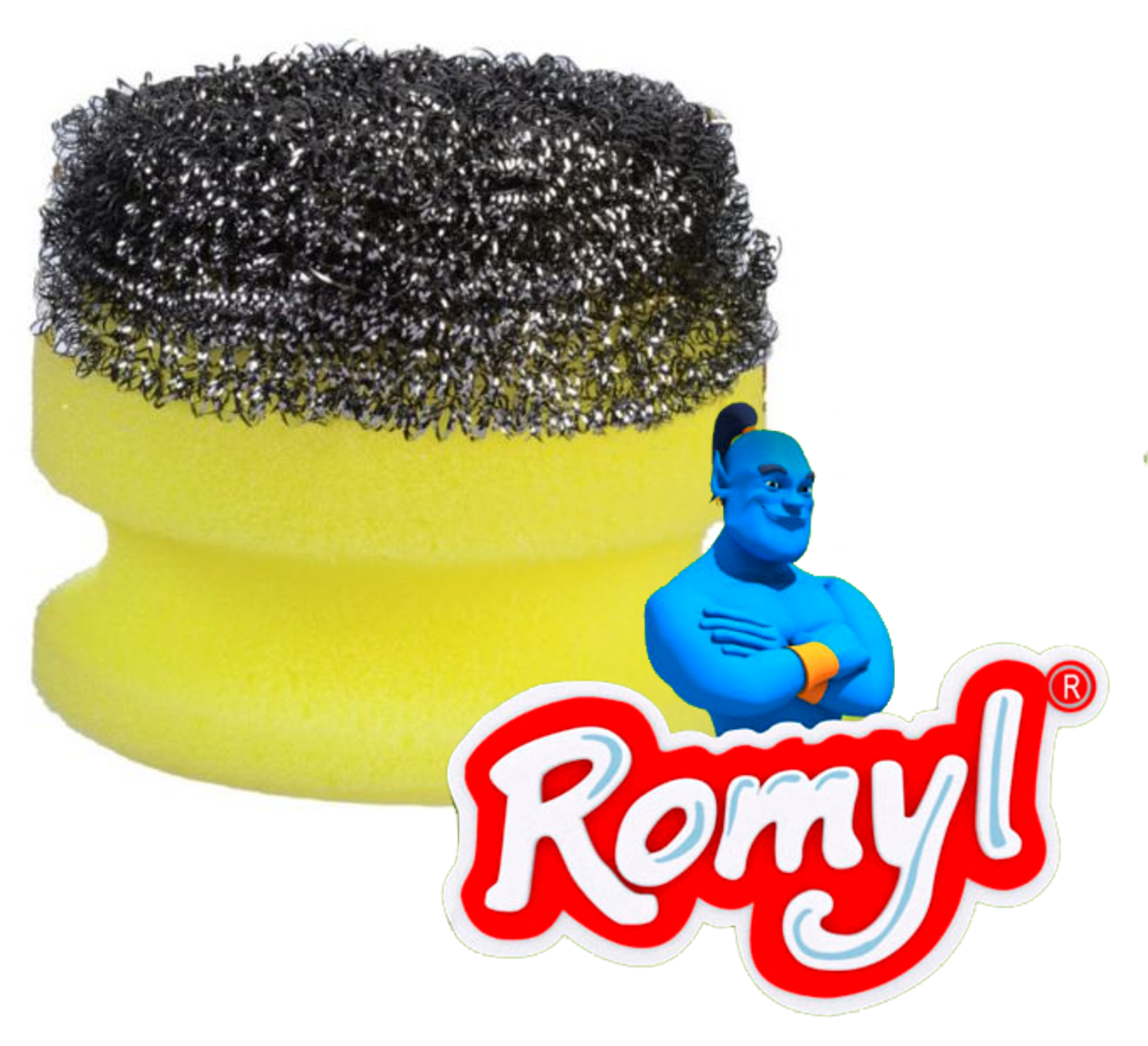 ESPONJA DE ACERO ROMYL DOBLE USO