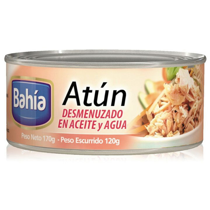 ATUN BAHIA DESMENUZADO EN ACEITE 170 GR