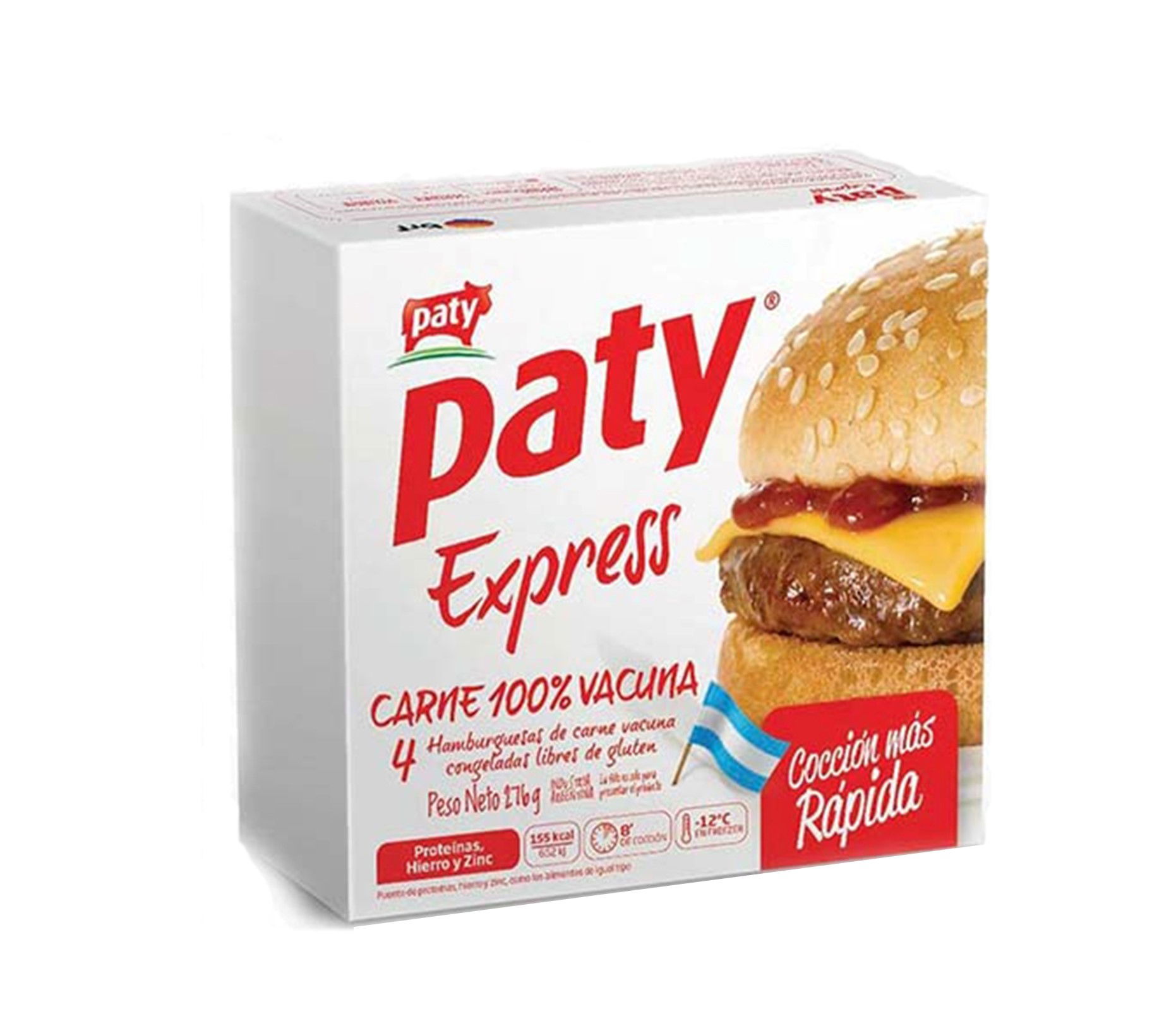 HAMBURGUESAS PATY EXPRESS 4 UND