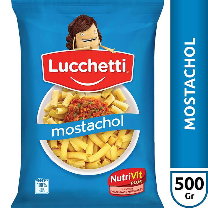 FIDEOS LUCCHETTI MOSTACHOL 500 GR