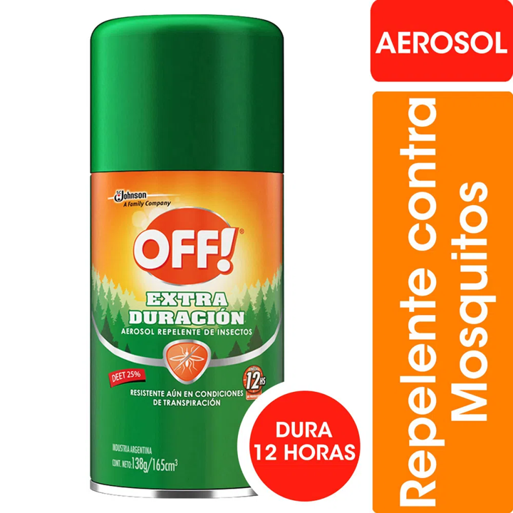 REPELENTE AERO OFF EXTRA DURACION 165 ML