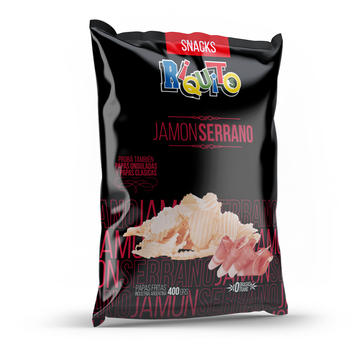 PAPAS FRITAS RIQUITO JAMON 400 GR