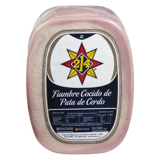 JAMON COCIDO 214 CHICO 1000 GR