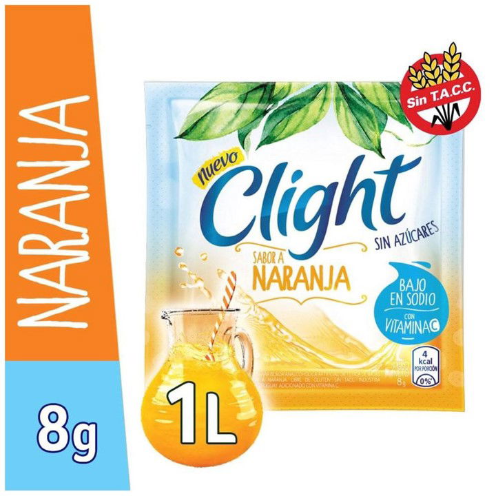 JUGO CLIGHT NARANJA 8 GR                                         
