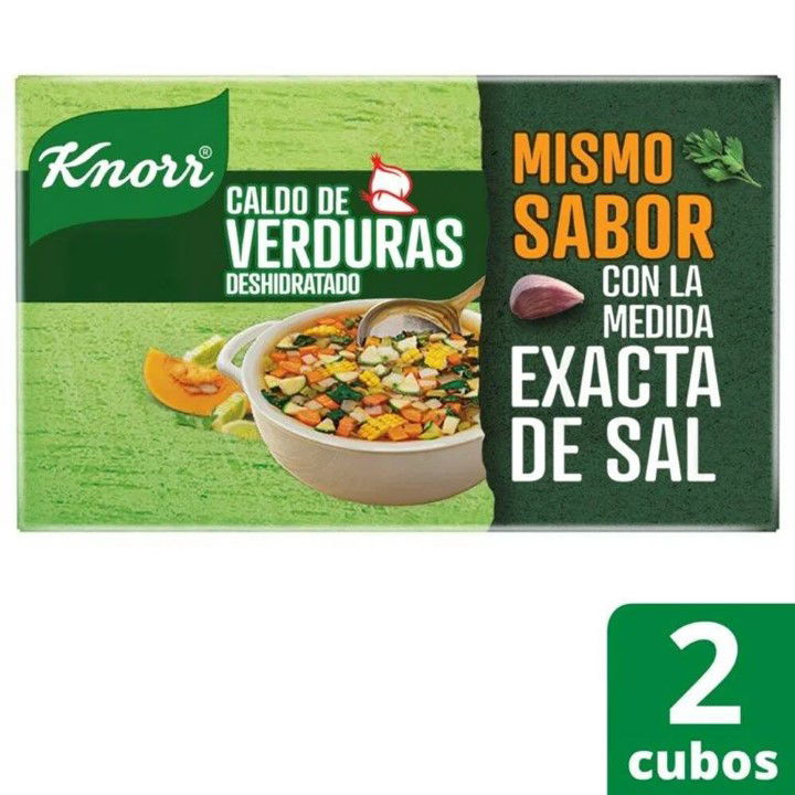 CALDO DE VERDURA KNORR 2 UND