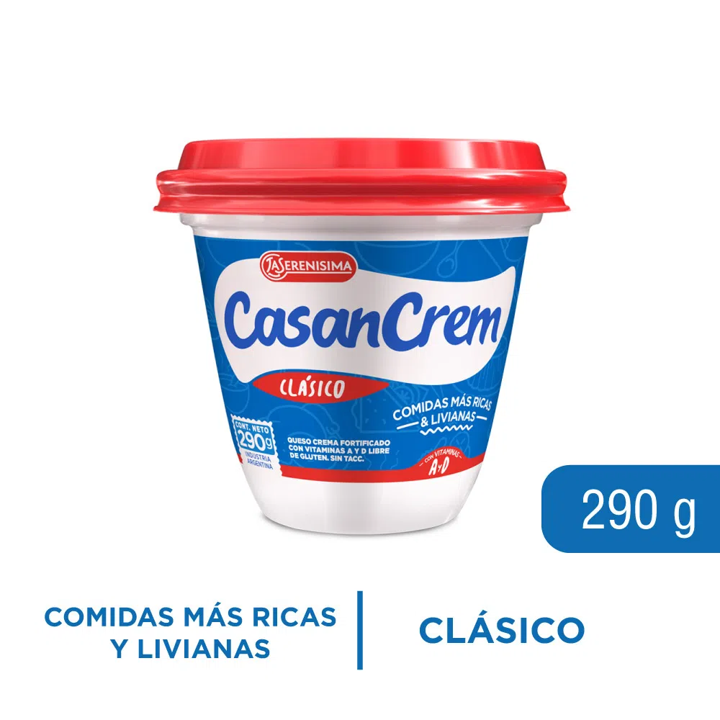 QUESO UNTABLE CASANCREM CLASICO 290 GR