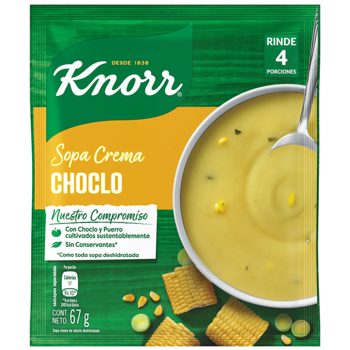SOPA CREMA KNORR CHOCLO 67 GR