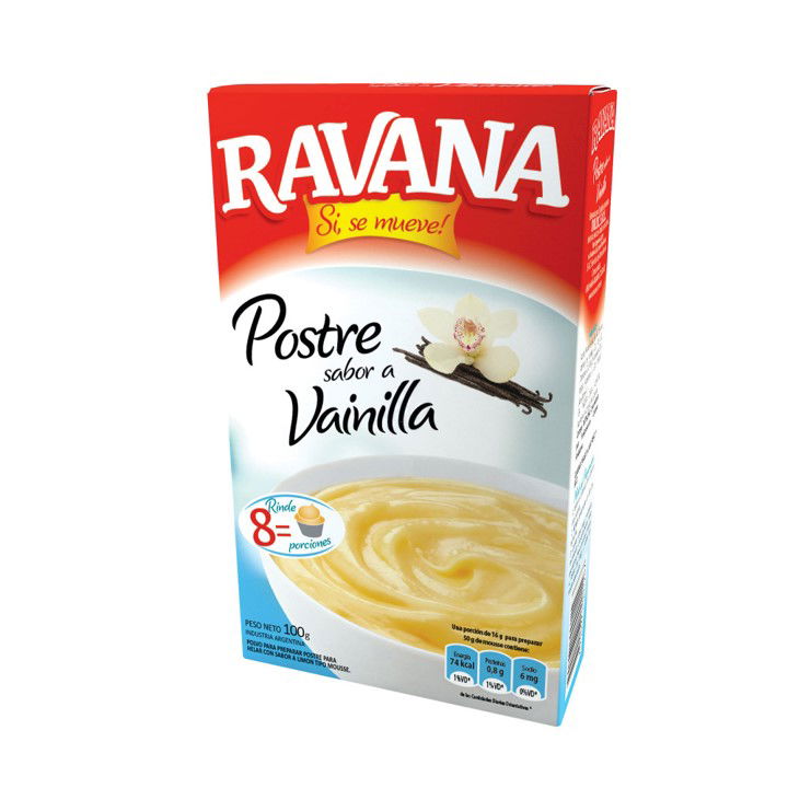 POSTRE RAVANA VAINILLA 100 GR