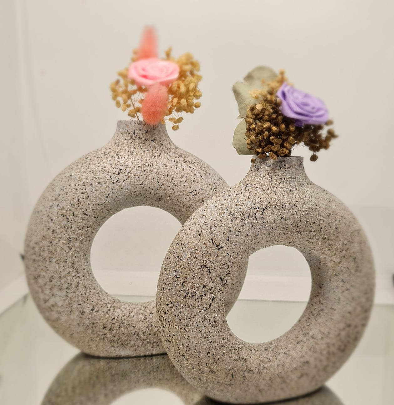 Florero Dona estilo Nórdico en 3D